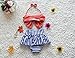 Cute Baby Bikini Big Bowknot Stripe Orange 2 Pieces Skirt Swimwear Sets (Small,Orange)