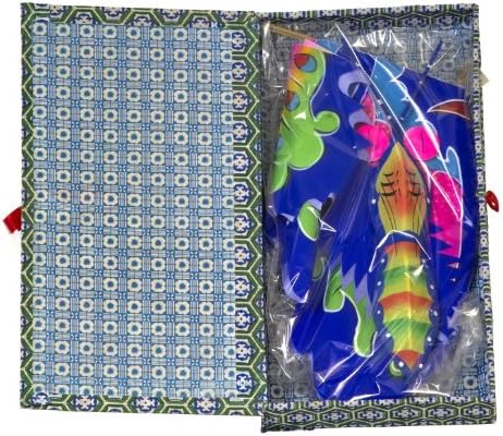 G&Z Mini Hand-Crafted Blue Silk Butterfly Kites with Gift Box