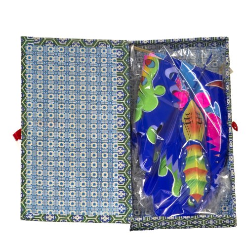 G&Z Mini Hand-Crafted Blue Silk Butterfly Kites with Gift Box
