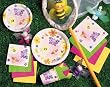 Friendly Bugs Dessert Plates- Birthday, Baby Shower, Garden Party