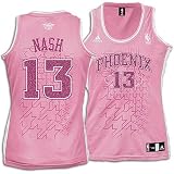 Suns - adidas Women's NBA Pink Caddy Jersey - Nash, Steve