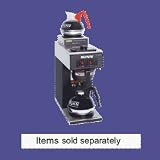 2 Warmer Coffee Brewer,8 1/2x18x19,Stainless Steel/Black (BUN133000012) Category: Cups Mugs and Servers
