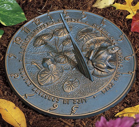 Frog Sundial