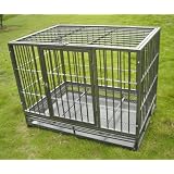 42 Professional Superior Quality Heavy Duty Dog Pet Cat Crate Cage Kennel On Wheels...