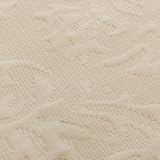 Stylemaster Patricia Matelasse Woven Bedspread Twin, Ivory
