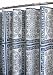 Park B. Smith Medallion Tiles Watershed Shower Curtain, Ocean Blue/White