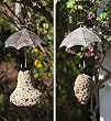 2 Assorted Umbrella Hanging Feeders