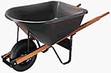  : Ames True Temper 6 Cubic Foot Poly Tray Contractor Wheelbarrow #CP6
