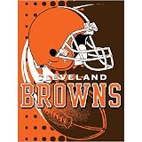 Cleveland Browns Royal Plush Raschel NFL Blanket (Flash Series) by Northwest (60x80)