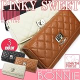 【T】PINKY SWEET★ボニーキルティングアコーディオン長財布◆レディース長財布【ピンキースウィート】 SWEET