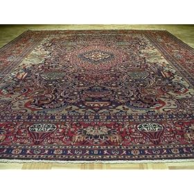 10x13 High Quality Handmade Wool Persian Kashmar Rug G3