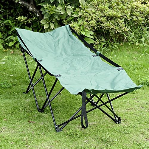 Portable Camping Bed Cot Hammock Adventure Camp Sleeping Cot Folding Steel w/Bag