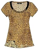 Baby Phat Shes A Wild One Scoop Neck Scrub Top