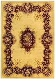 Bergama BRG166C Ivory / Rust Oriental Rug Size: 2'3