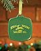 John Deere Christmas Ornament - Green With 1937 Vintage Yellow Logo #615861