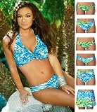 Sunsets Collection - Tranquility UnderwireTwist over the Shoulder Top Style 57