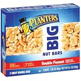 Planters Big Nut Bars, Double Peanut, 8.1-Ounce, 5-Count Cartons (Pack of 10)