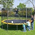AZB Spring Trampoline with Enclosure - 12'