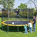 AZB Spring Trampoline with Enclosure - 12'