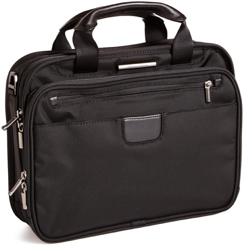 Briggs & Riley Luggage Slim Portfolio, Black, 11x14x4 in On Sale