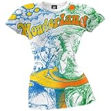 Alice In Wonderland - Go Ask Alice All Over Juniors T-Shirt