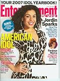 Entertainment Weekly June 2007 Jordin Sparks, Your 2007 Idol Yearbook, American Idol (#937)