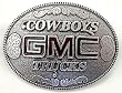 Cowboys GMC Trucks  Enamel Pewter Buckle, Automotive Buckle