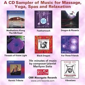 Cd Sampler of Music for Massage, Yoga, Tai Chi, Relaxation & Cool Jazz!