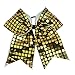 CN Sparkly Jumbo Sequin Cheer Bows Cheerleading Girls Hair Bow Pack of 5