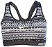 NIKE Womens Pro Classic Padded 8 Bit Sports Bra Cool Grey/Black/Volt 683628-065 Size Small
