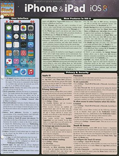 Iphone & Ipad Ios 8 (Quick Study Computer)