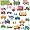 RoomMates RMK1132SCS Transportation Peel & Stick Wall Decals
