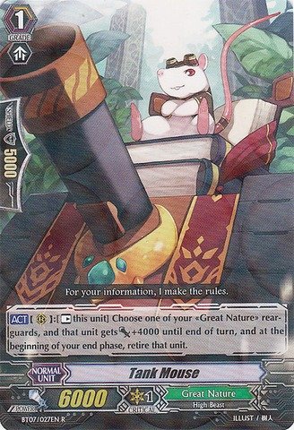 Cardfight!! Vanguard TCG - Tank Mouse (BT07/027EN) - Rampage of the Beast King