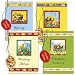  Easter Cards - Set of 4 - Ornamental Tag - Eggs