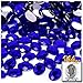 The Crafts Outlet 144-Piece Flat Back Loose Oval Rhinestones, 14mm, Crystal Clear