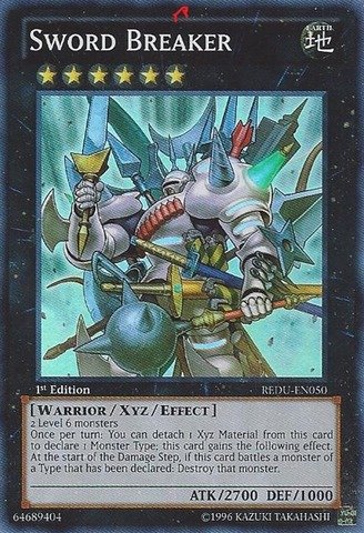 Yu-Gi-Oh! - Sword Breaker (REDU-EN050) - Return of the Duelist - 1st Edition - Super Rare