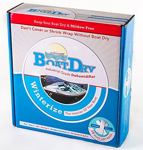 SafeNDry Boat Dry Winterizer, Mold & Mildew Preventer, Moisture Absorber and Odor Eliminator Big Pack (10) 300 Gram Bags