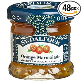 ST. DALFOUR Orange Marmalade Conserves, 1 Ounce Jars (Pack of 48)
