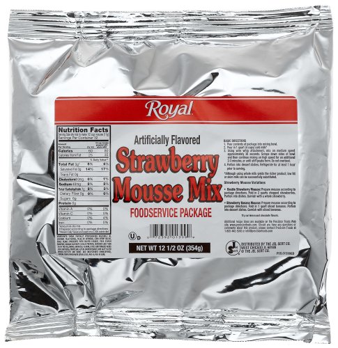 Royal Strawberry Mousse Mix, 12.5-Ounce Units (Pack of 2) by Royal