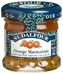 ST. DALFOUR Orange Marmalade Conserves, 1 Ounce Jars (Pack of 48)