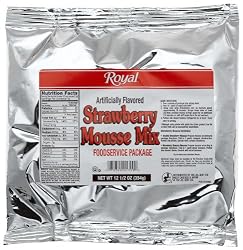 Royal Strawberry Mousse Mix, 12.5-Ounce Units (Pack of 2)