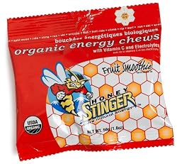 Honey Stinger Organic Energy Chews, Fruit Smoothie, 1.8-Ounce Bags (Pack of 12)
