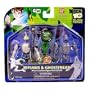 Ben 10 (Ten) Alien Creation Chamber Mini Figure 2-Pack Ripjaws and Ghostfreak