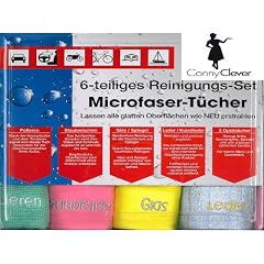 6-teiliges Reinigungs-Set Microfaser-T�cher von Conny Clever�