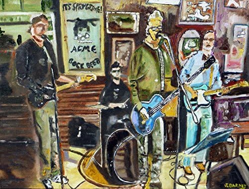"Bar Band" Musicians, Rock and Roll Band, Gift for Music Lover
