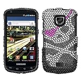 Skull With Full Rhinestones Hard Protector Case Cover For Samsung Droid Cha ....