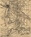 The heart of the rebellion: scene of the late Seven Days battles near Richmond; new base of operations of the Army of the Potomac. (Civil War Map Reprint measured in inches 31 x 36)