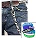 Skull Pile Chain of Skulls Jean Chain - Includes one Bewild Brand Bracelet