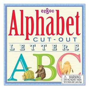 Eeboo Happy Parade Alphabet Cut Out Letters