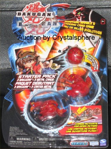 Bakugan Brawlers Starter Pack Red Dragoniod Skyress Mystery Ball